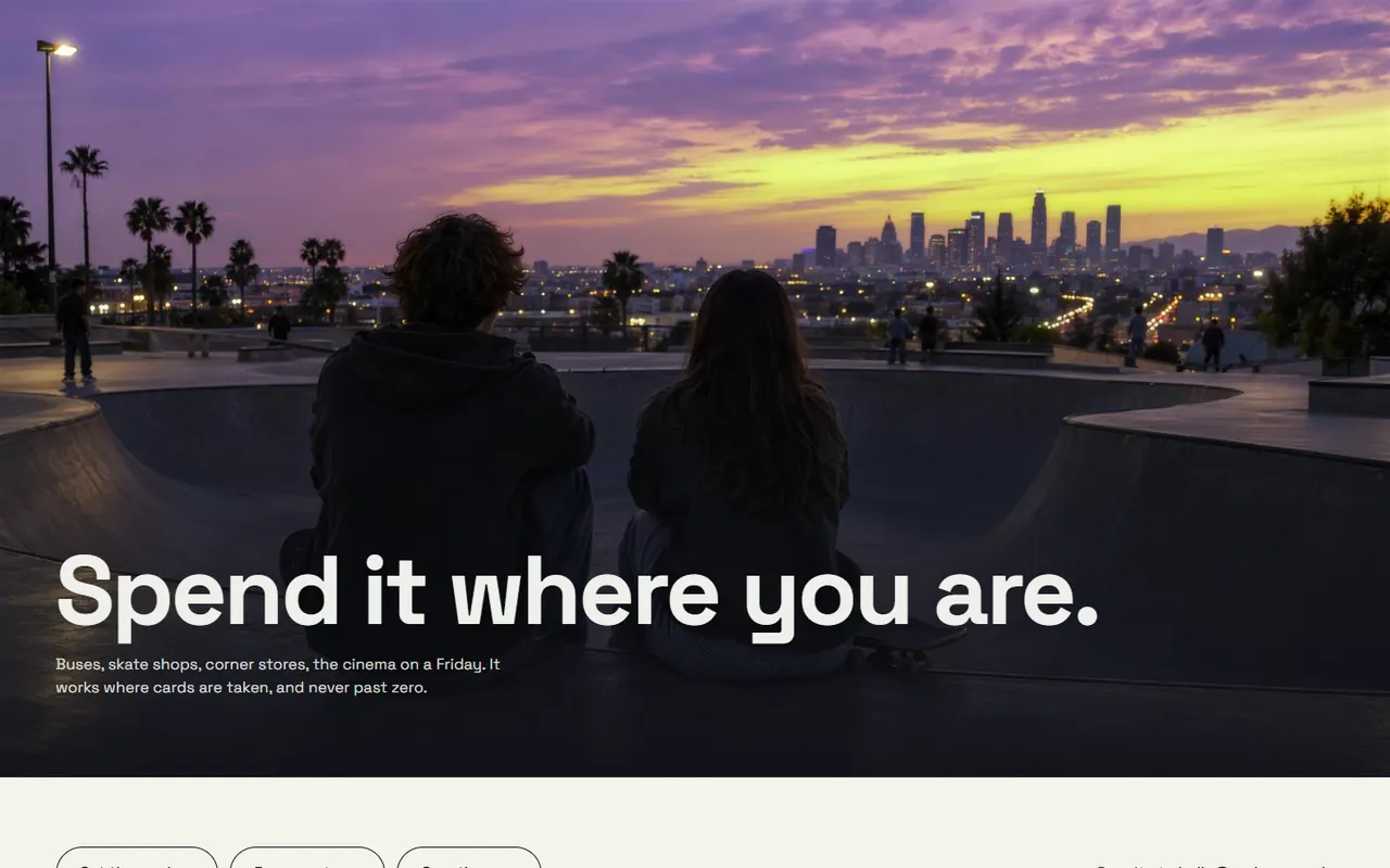 Screenshot of the Out there section of the Sprig site