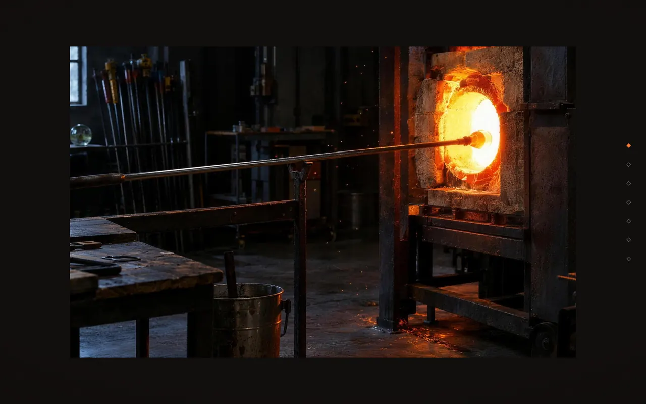 Screenshot of the The furnace section of the Cinder site